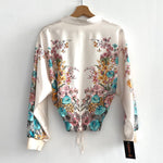 Chaqueta Raso Floral