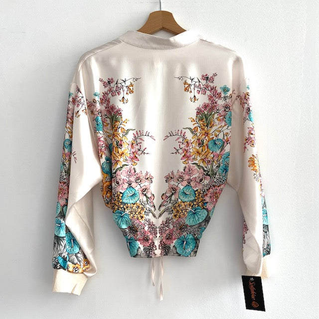 Chaqueta Raso Floral