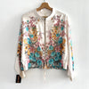 Chaqueta Raso Floral