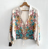 Chaqueta Raso Floral