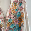 Chaqueta Raso Floral