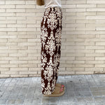 Pantalón Fluido Estampado Emy Marrón
