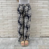 Pantalón Fluido Estampado Emy Negro