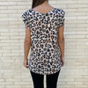 Blusa Volantes Animal Print