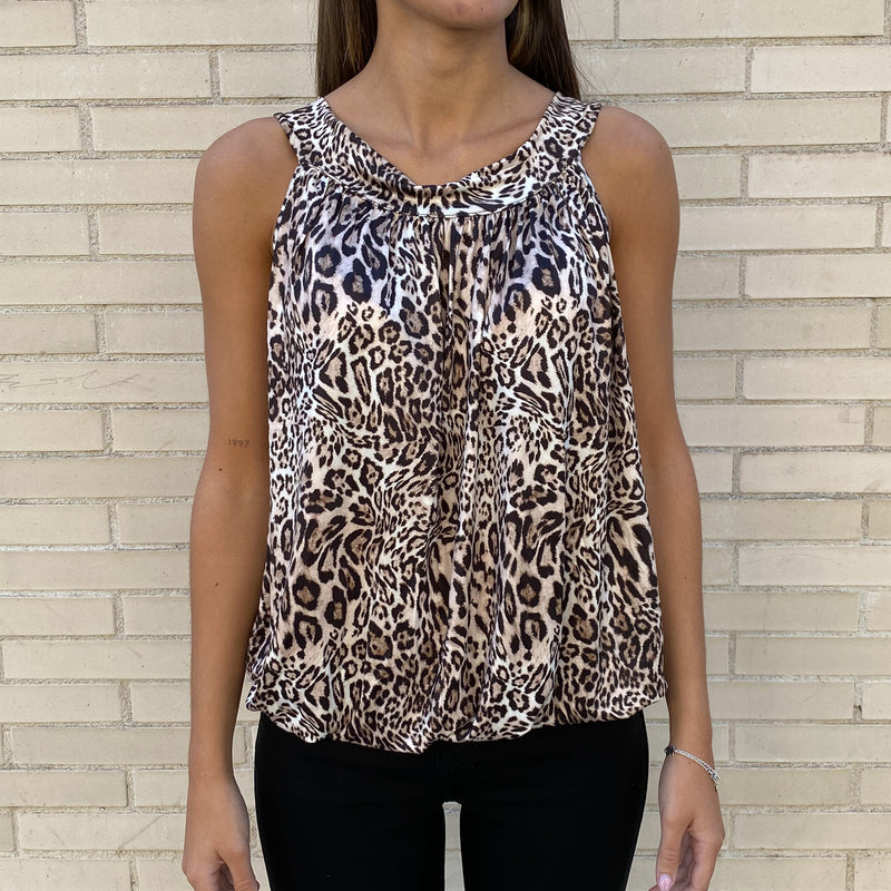 Blusa Lazo Leopardo