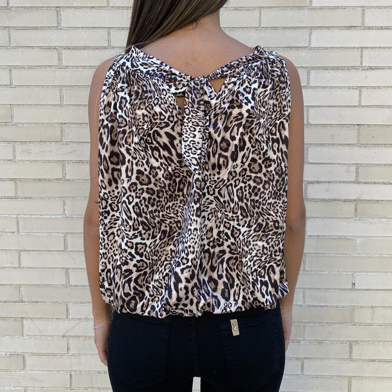 Blusa Lazo Leopardo