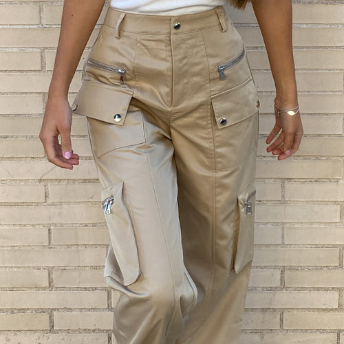 Pantalón Cargo New York Beige