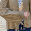 Chaqueta Fina Bomber Lisa Camel