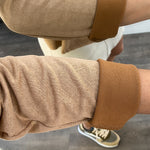 Chaqueta Ante Mini Camel