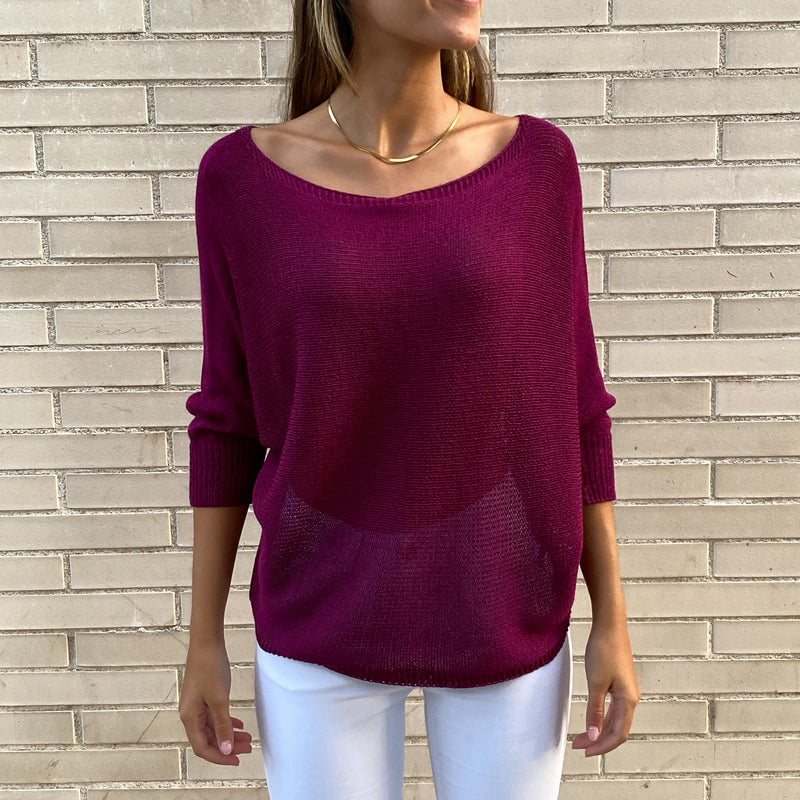 Jersey Lazo Espalda Morado