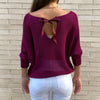 Jersey Lazo Espalda Morado