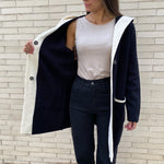 Chaqueta Cárdigan Con Capucha