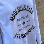 Camiseta Mademoiselle Brillo Blanco