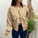 Chaqueta Bomber Autumn Marrón