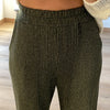 Pantalón Palazzo Comfy Det Oro Verde