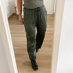 Pantalón Raso Cargo Verde