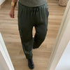 Pantalón Raso Cargo Verde
