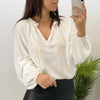 Blusa Boheme Bordado Blanco