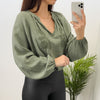 Blusa Boheme Bordado Verde