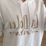 Sudadera La Dolce Vita Blanca