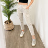 Pantalón Elástico Cargo 2 Beige